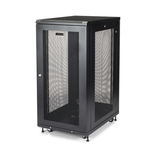 StarTech.com RK2433BKM armario rack Rack o bastidor independiente Negro