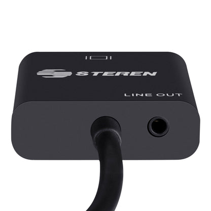 Convertidor Steren HDMI a VGA Audio-Video Color Negro