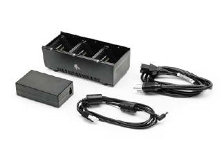 Cargador de Batería Zebra ZQ600 de 3 Ranuras para Impresora de Etiquetas Color Negro