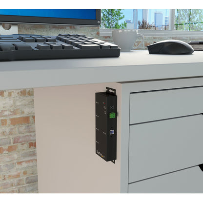 StarTech.com ST4300USBM nodo concentrador USB 3.2 Gen 1 (3.1 Gen 1) Type-B 5000 Mbit/s Negro