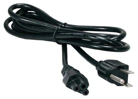 Cable Corriente Manhattan para Laptop Triple Color Negro