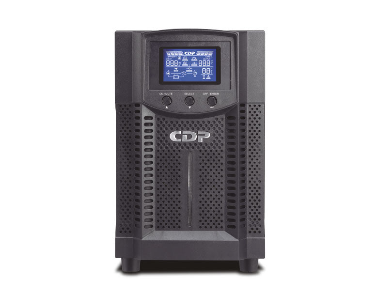 UPS CDP UPO11-3 Torre On-Line 3000VA/2700W Alimentación Hard Wire 4 Contactos NEMA 5-15/20R Hard wire Display LCD