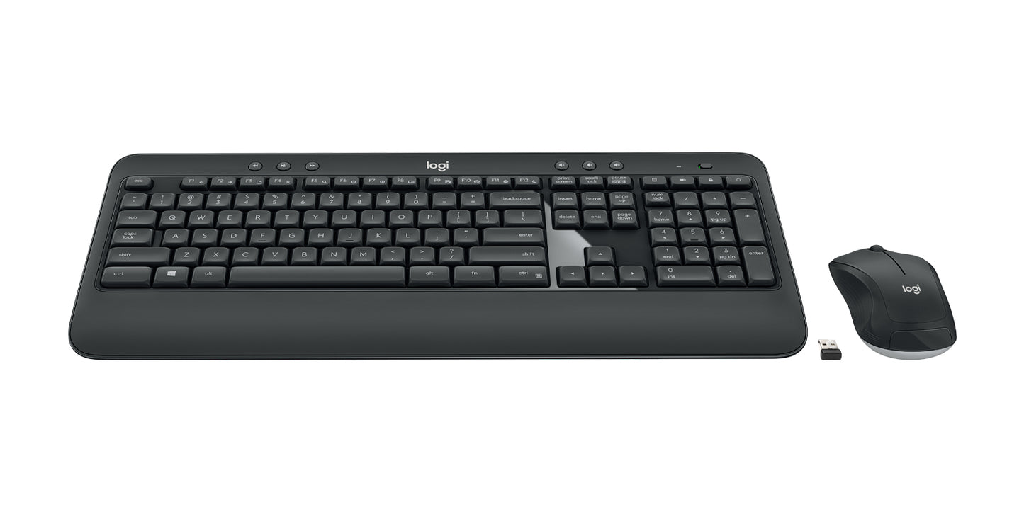 Logitech 920-008673 teclado Ratón incluido Universal RF inalámbrico QWERTY Español Negro
