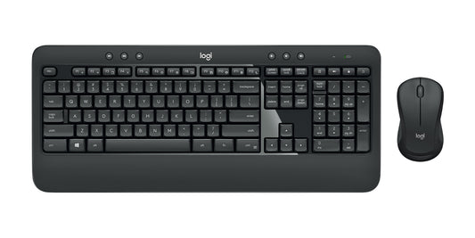 Teclado y Mouse Logitech Advanced MK540 Inalámbrico USB Color Negro