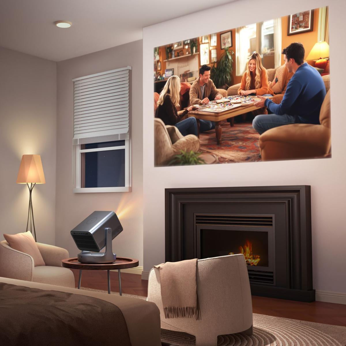 Mini Proyector Hisense 4K Laser C2 Ultra- 65-300 Pure Triple Color Dolby Visión Atmos 3000 ANSI Lúmenes de Brillo