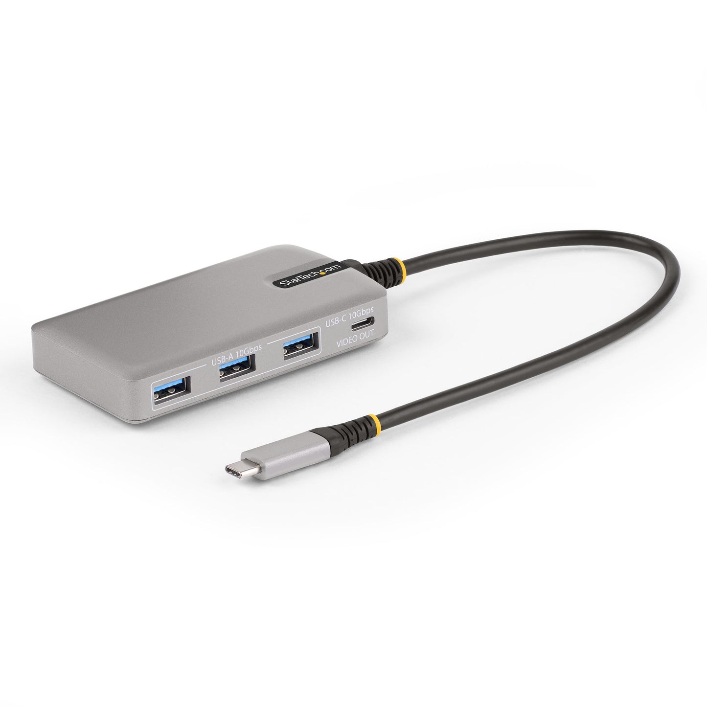 StarTech.com HB31C3A1CDPPD3 nodo concentrador USB 3.2 Gen 2 (3.1 Gen 2) Type-C 10000 Mbit/s Plata
