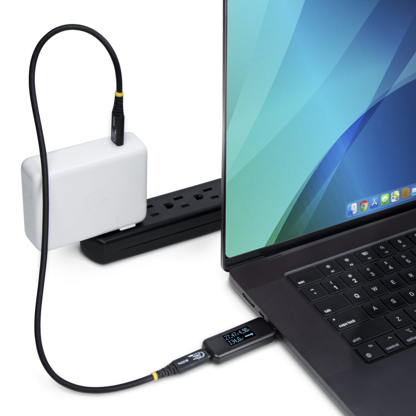 StarTech.com USBC-PWRTESTER comprobador de suministro de energía Negro