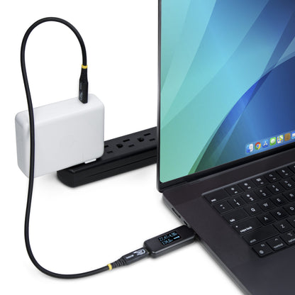 StarTech.com USBC-PWRTESTER comprobador de suministro de energía Negro
