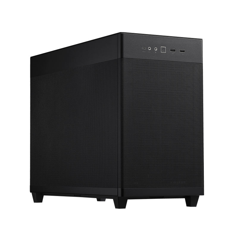 Gabinete Asus Prime AP201 Black Paneles de Malla Micro ATX Negro