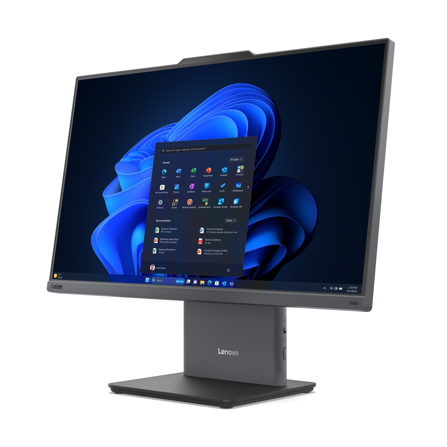 All in One Lenovo ThinkCentreNeo 50a 24 Gen 5 23.8" Intel i5-13420H 512GB SSD Ram 16GB Windows 11 Pro 3 años Onsite