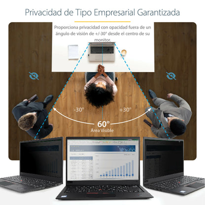 StarTech.com 14M21-PRIVACY-SCREEN filtro para monitor 35.6 cm (14") Computadora portátil Filtro de privacidad para pantallas sin marco