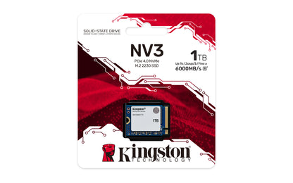 Unidad de Estado Sólido SSD Kingston SNV3SM3/1T0 NVMe 1TB M.2 4000 MB/s Escritura 6000 MB/s PCI Express 4.0