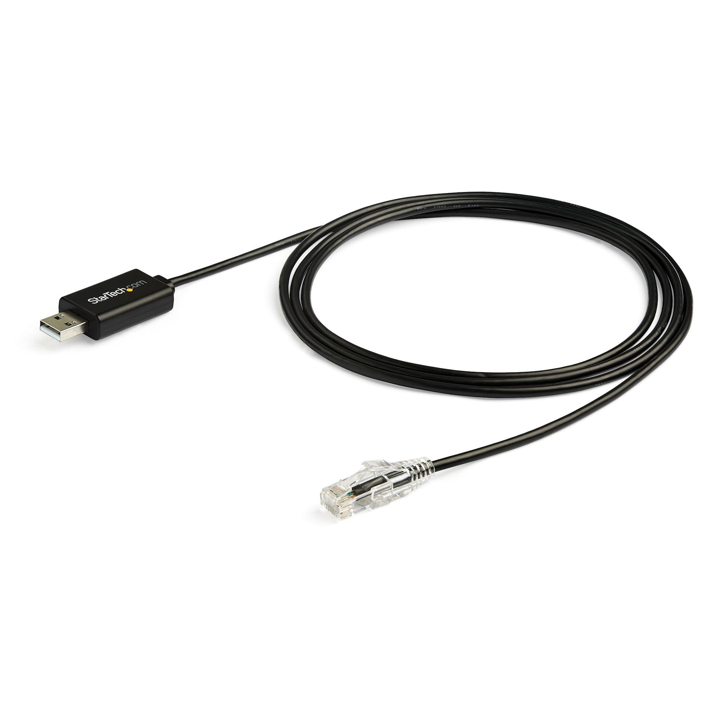 StarTech.com ICUSBROLLOVR cambiadores de género de cables RJ-45 USB 2.0 Type-A Negro
