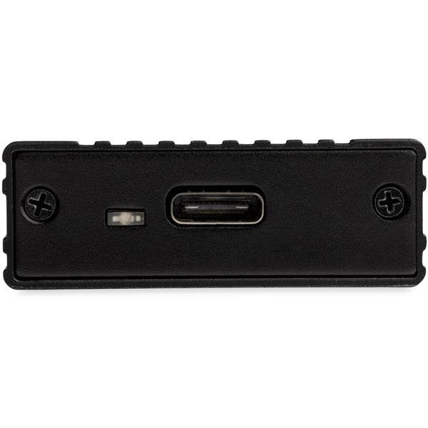 StarTech.com M2E1BMU31C caja para disco duro externo Carcasa para SSD Negro