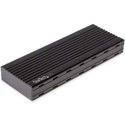 StarTech.com M2E1BMU31C caja para disco duro externo Carcasa para SSD Negro
