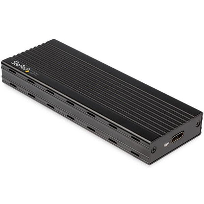 StarTech.com M2E1BMU31C caja para disco duro externo Carcasa para SSD Negro