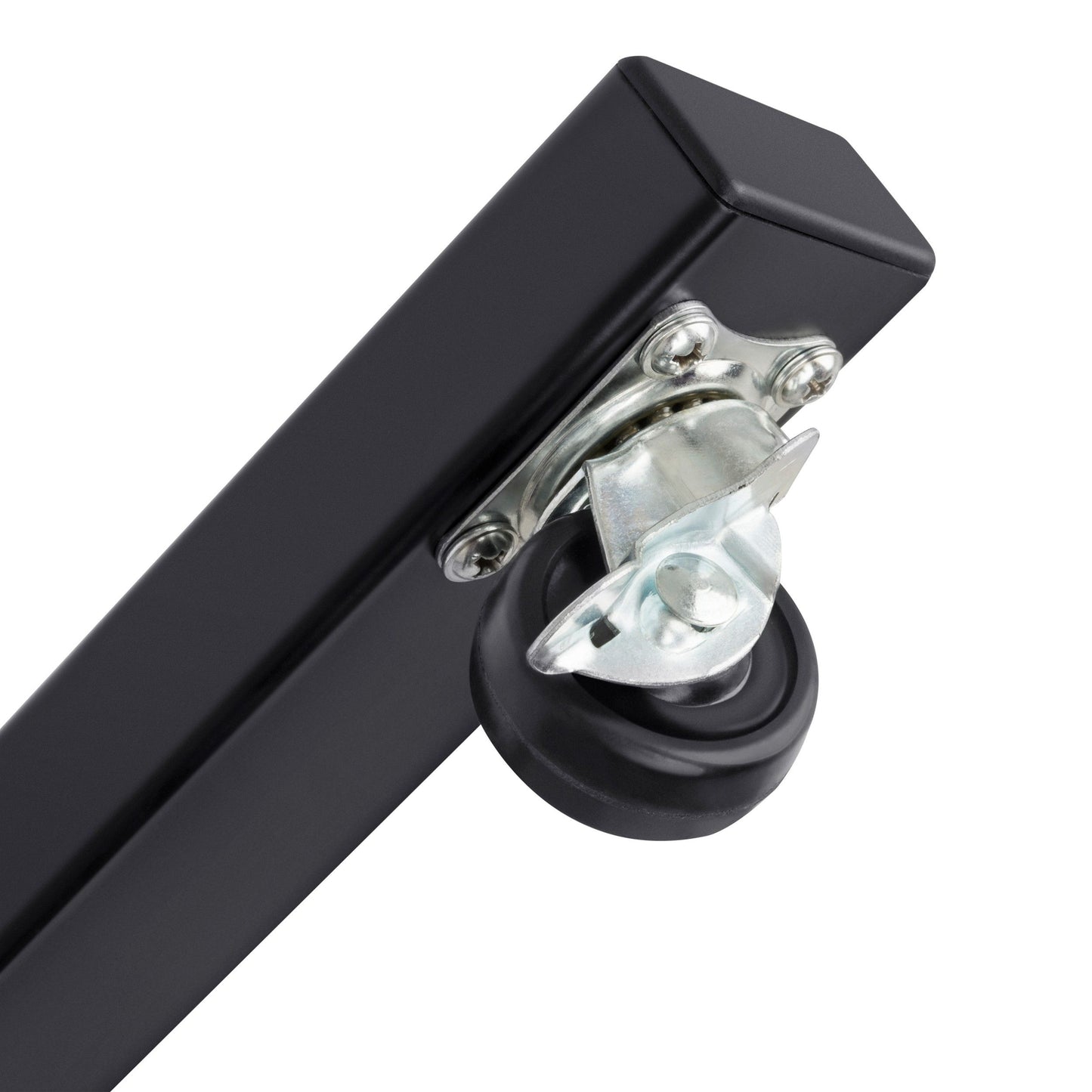 Soporte Steren Móvil para TV 19" a 83" Con Repisa Soporta Hasta 60kg Color Negro