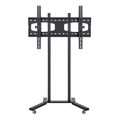 Soporte Steren Móvil para TV 19" a 83" Con Repisa Soporta Hasta 60kg Color Negro