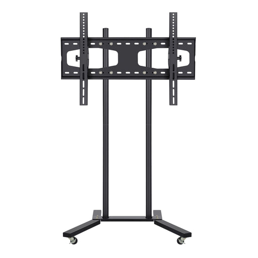 Soporte Steren Móvil para TV 19" a 83" Con Repisa Soporta Hasta 60kg Color Negro