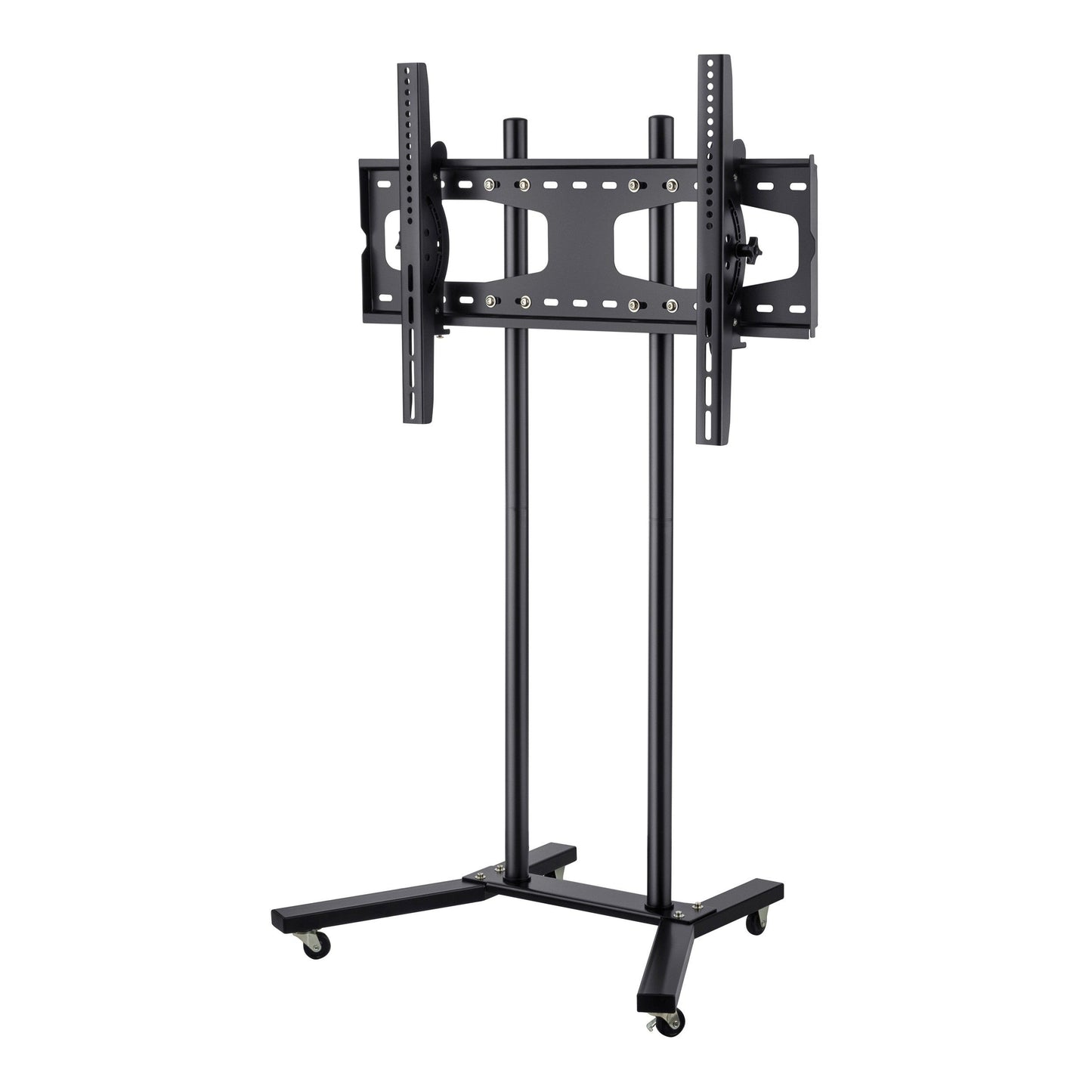 Soporte Steren Móvil para TV 19" a 83" Con Repisa Soporta Hasta 60kg Color Negro