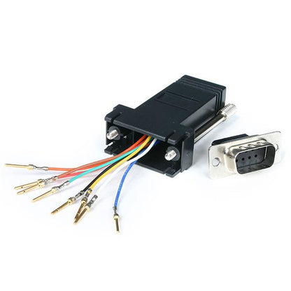 StarTech.com GC98MF cambiadores de género de cables DB-9 RJ-45 Negro