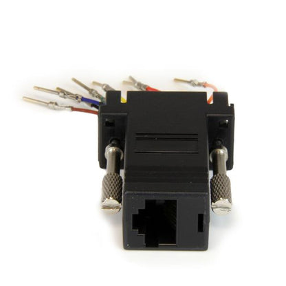 StarTech.com GC98MF cambiadores de género de cables DB-9 RJ-45 Negro