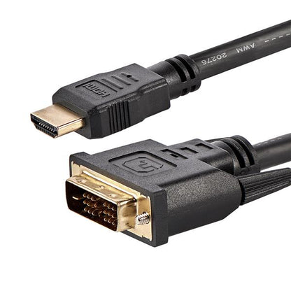 StarTech.com HDMIDVIMM6 adaptador de cable de vídeo Negro