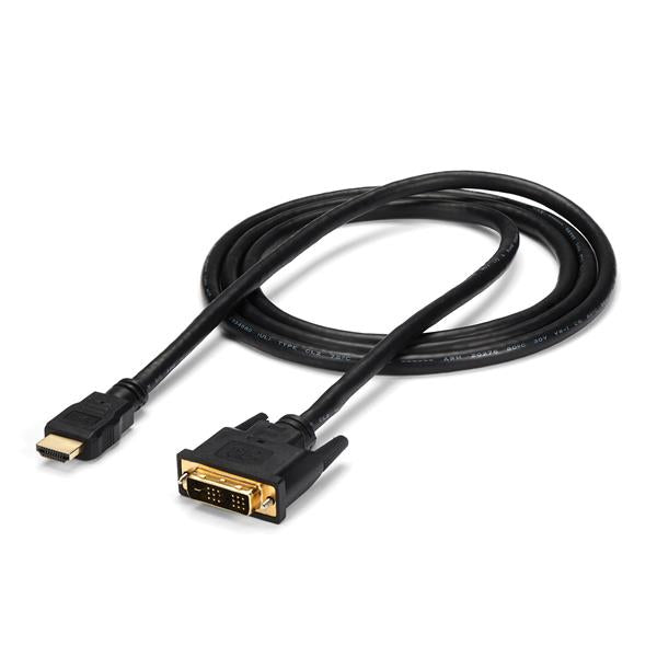 StarTech.com HDMIDVIMM6 adaptador de cable de vídeo Negro