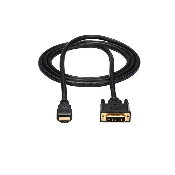 StarTech.com HDMIDVIMM6 adaptador de cable de vídeo Negro