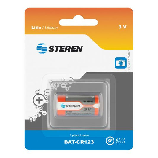 Pila Steren Litio Tipo Cilindro 1400 mAh 1 Pieza