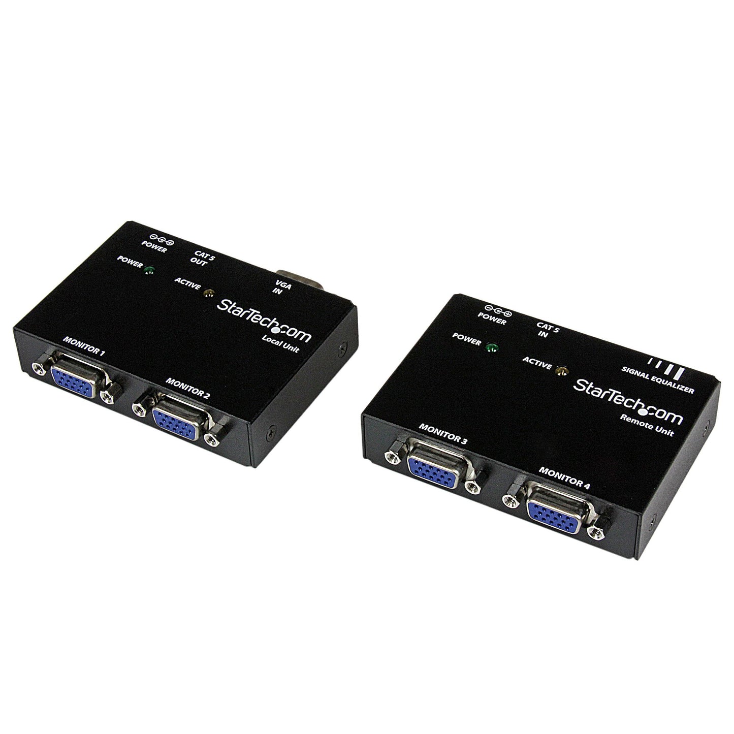 StarTech.com ST121UTP extensor de audio/video Transmisor y receptor AV Negro