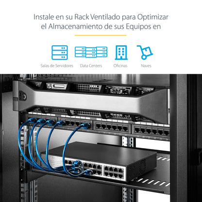 StarTech.com CABSHELFV1U accesorio para rack Repisa de estante