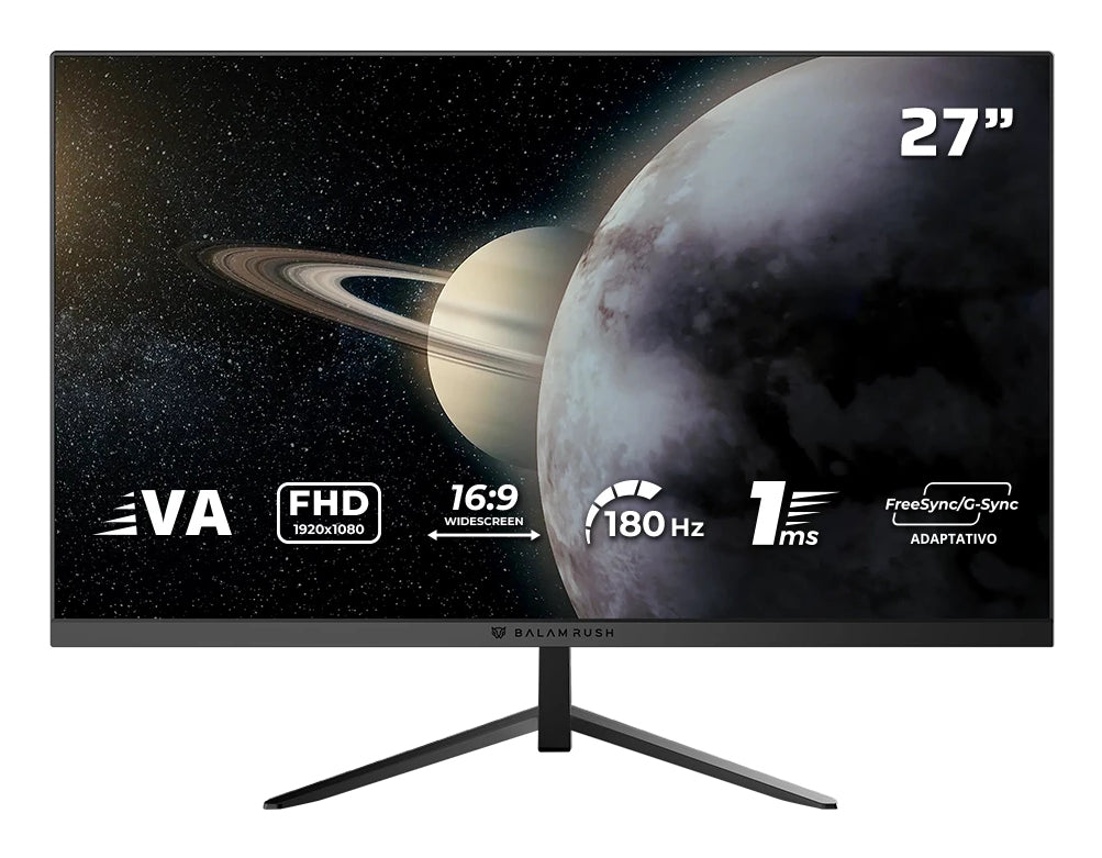 Monitor Gamer Balam Rush Plano 27 VA / Titan MTG27Y Legend Negro