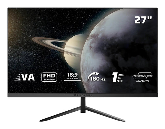 Balam Rush Titan MTG27Y monitor de computadora 68.6 cm (27") 1920 x 1080 Pixeles Full HD LCD Negro