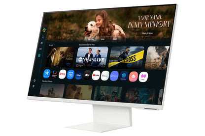 Samsung M8 LS32FM801ULXZX monitor de computadora 81.3 cm (32") 3840 x 2160 Pixeles 4K Ultra HD LCD Blanco