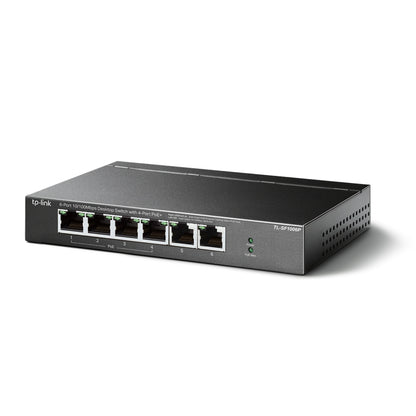 TP-Link TL-SF1006P dispositivo de redes No administrado Fast Ethernet (10/100) Energía sobre Ethernet (PoE) Negro