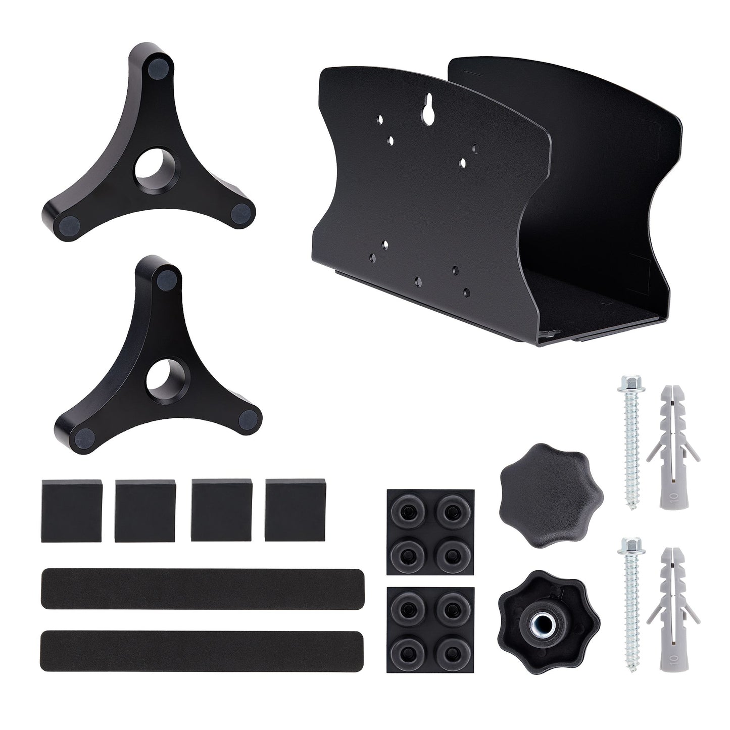 StarTech.com 2NS-CPU-WALL-MOUNT soporte para CPU Soporte de pared para CPU Negro