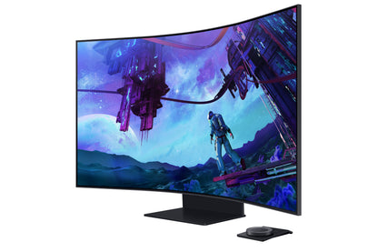 Monitor Samsung 55" Gaming Odyssey Ark 2th Gen 4K 3840x2160 165HZ VA Curvo 1000R 1MS HDR10 Bocinas Gaming HUB SMA