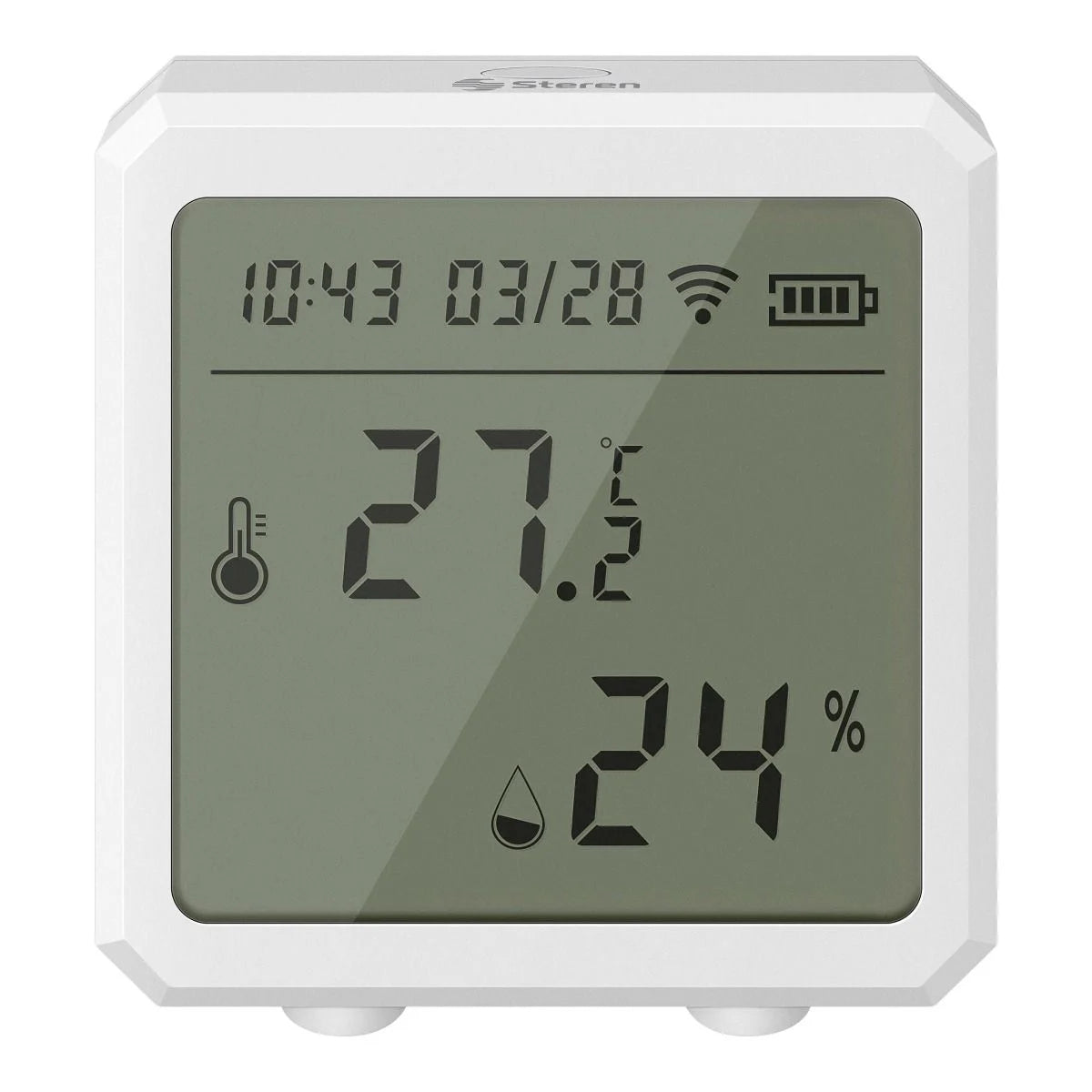 Sensor Wi-Fi Steren Temperatura y Humedad con Pantalla Digital