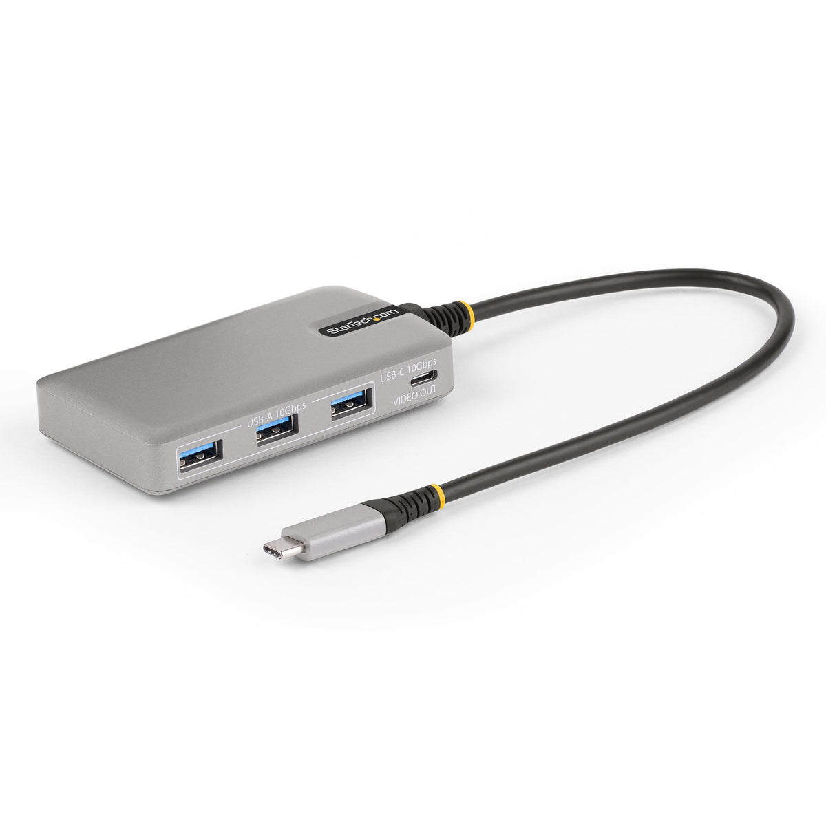 StarTech.com HB31C3A1CDPPD3 nodo concentrador USB 3.2 Gen 2 (3.1 Gen 2) Type-C 10000 Mbit/s Plata