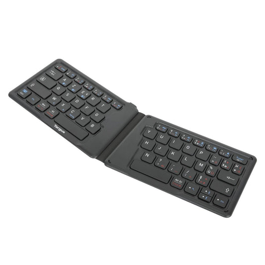 Teclado Targus Inalámbrico Plegable Ergonómico USB Color Negro