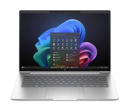 HP ProBook 4 G1q Next Gen AI Copilot+ PC Snapdragon X1-26-100 Computadora portátil 35.6 cm (14") WUXGA 16 GB LPDDR5x-SDRAM 512 GB SSD Wi-Fi 6E (802.11ax) Windows 11 Pro Plata