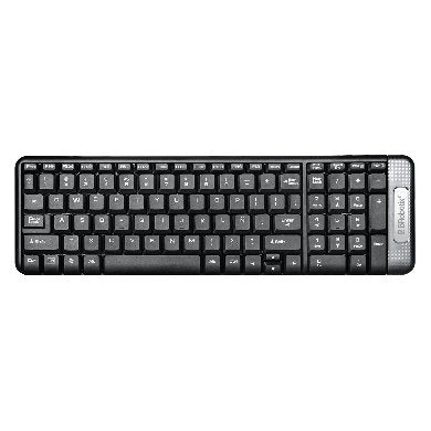 BRobotix 6000625 teclado Ratón incluido Universal RF inalámbrico QWERTY Español Gris