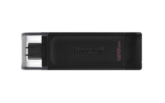 Memoria USB Kingston DataTraveler 70 128GB USB-C Color Negro