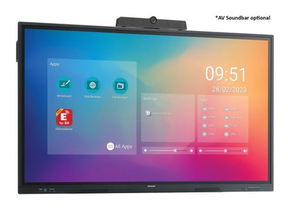 Sharp PN-LC652 monitor para videoconferencia 165.1 cm (65") LCD 3840 x 2160 Pixeles 4K Ultra HD