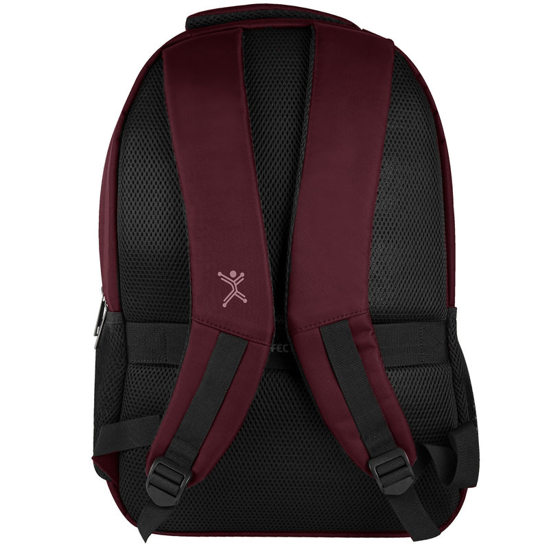 MOCHILA PERFECT CHOICE PARA LAPTOP 15 6 17" COMFORT BURGUNDY