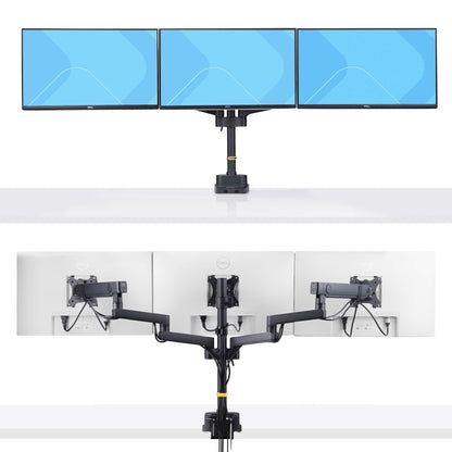 StarTech.com 3MP2AG-MONITOR-ARM soporte para pantalla plana 68.6 cm (27") Escritorio Negro