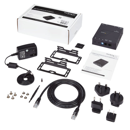 StarTech.com ST12MHDLANRX extensor de audio/video Receptor AV Negro