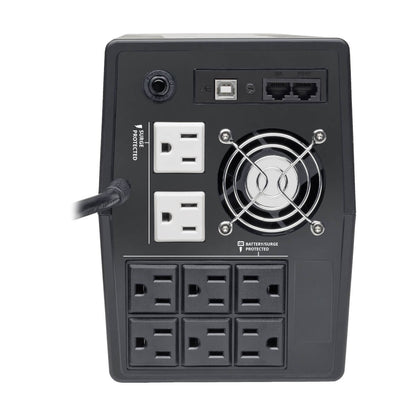 UPS Tripp Lite Interactivo 1200VA 600W con 8 Tomacorrientes AVR 120V 50Hz / 60Hz LCD USB Torre