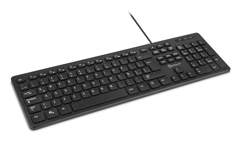 Getttech GGK-ESMWR-01 teclado Oficina USB Negro